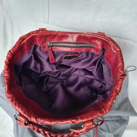 Miu Miu Matelassé Burgundy leather hobo handbag - Picture 11 of 15